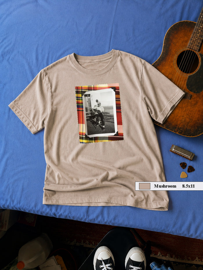 A Strum Away large design t-Shirt