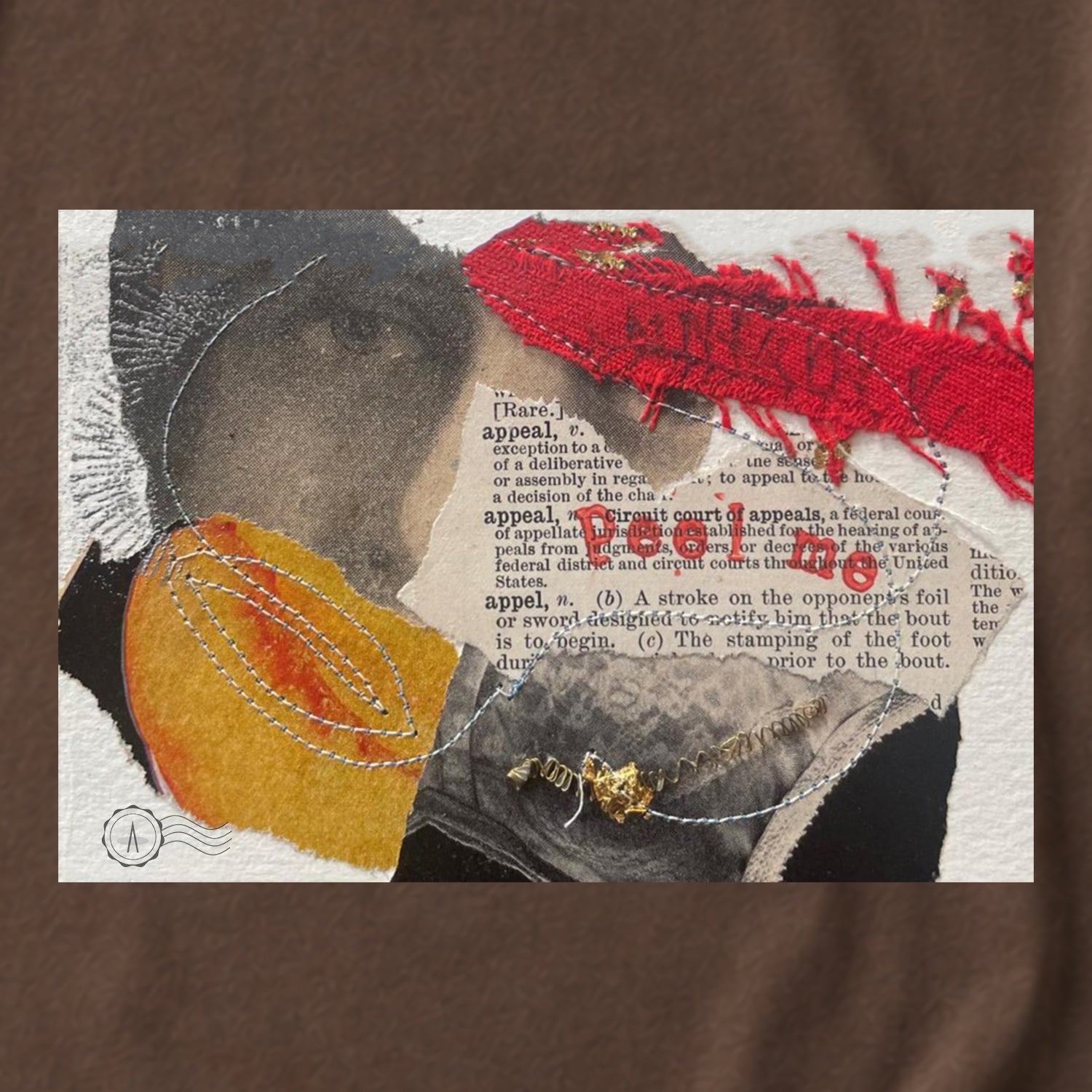 Peel Me collage art t-shirt