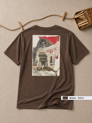 Doppler Me collage art t-shirt