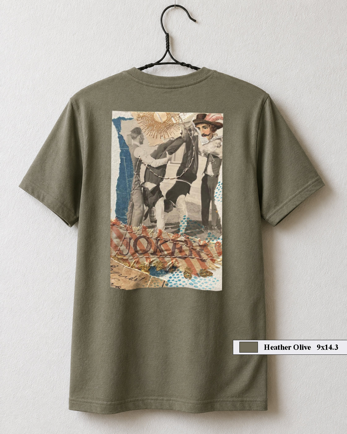 Joker collage art t-shirt
