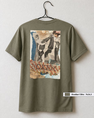 Joker collage art t-shirt