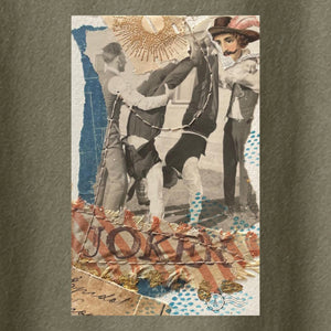 Joker collage art t-shirt