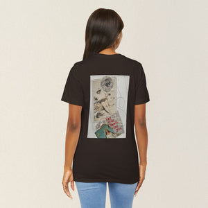 Hat Over Heels For You collage art t-shirt
