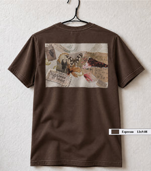 Lightness of Being collage art t-shirt