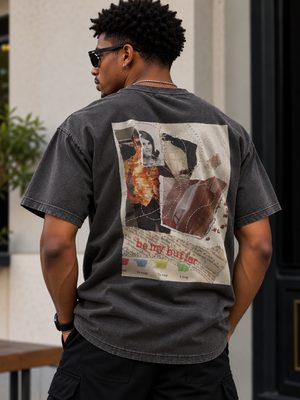 Be My Buffer collage art t-shirt