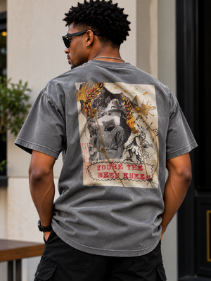 Bee's Knees collage art t-shirt