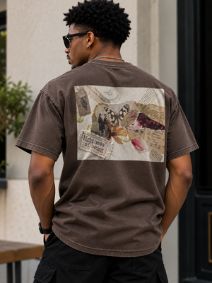 Lightness of Being collage art t-shirt