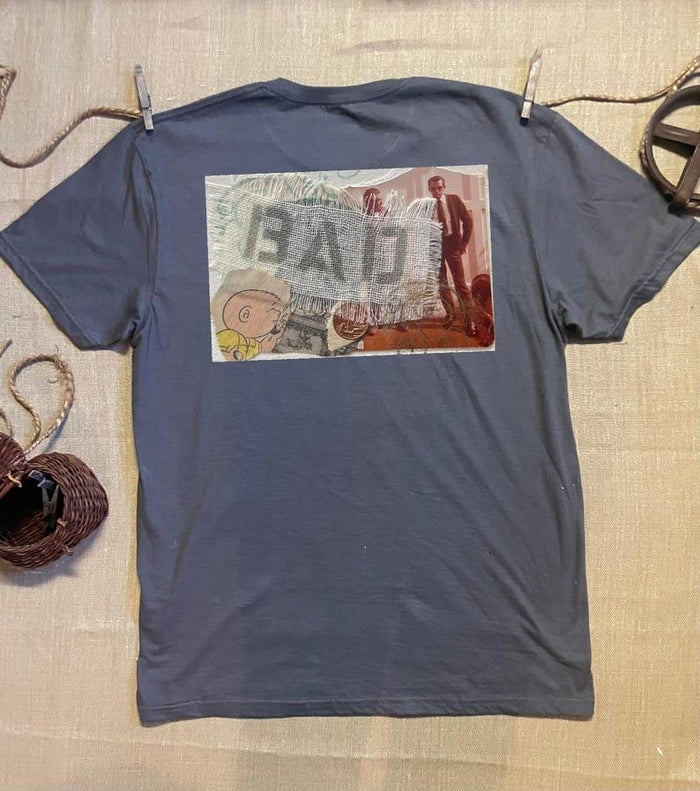 Bad collage art t-shirt
