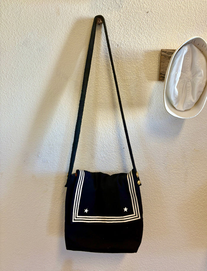 Captain Cook's vintage handmade sailor bag
