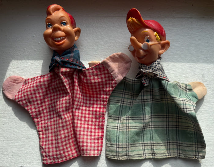 Hal's Disney Howdy Doody and Dilly Dally Puppets