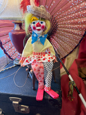 Mexican Clown marionetter as decor