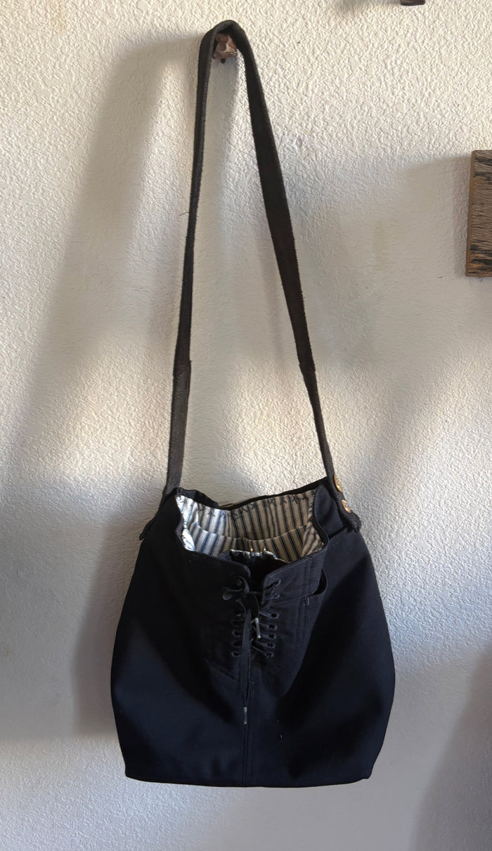 Neda's lace up vintage US Navy pant bag
