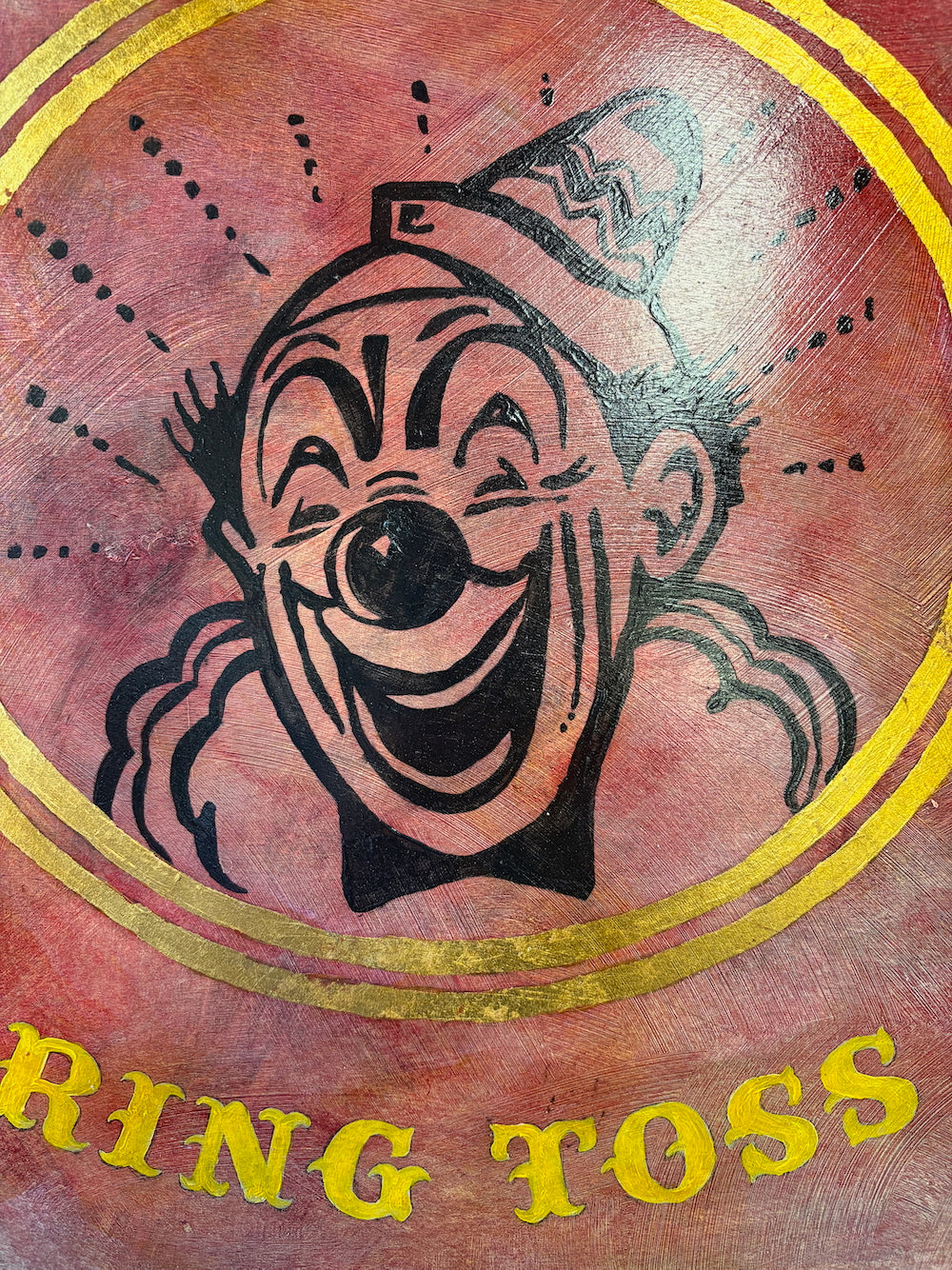 Shorty's Ring Toss Clown Sign