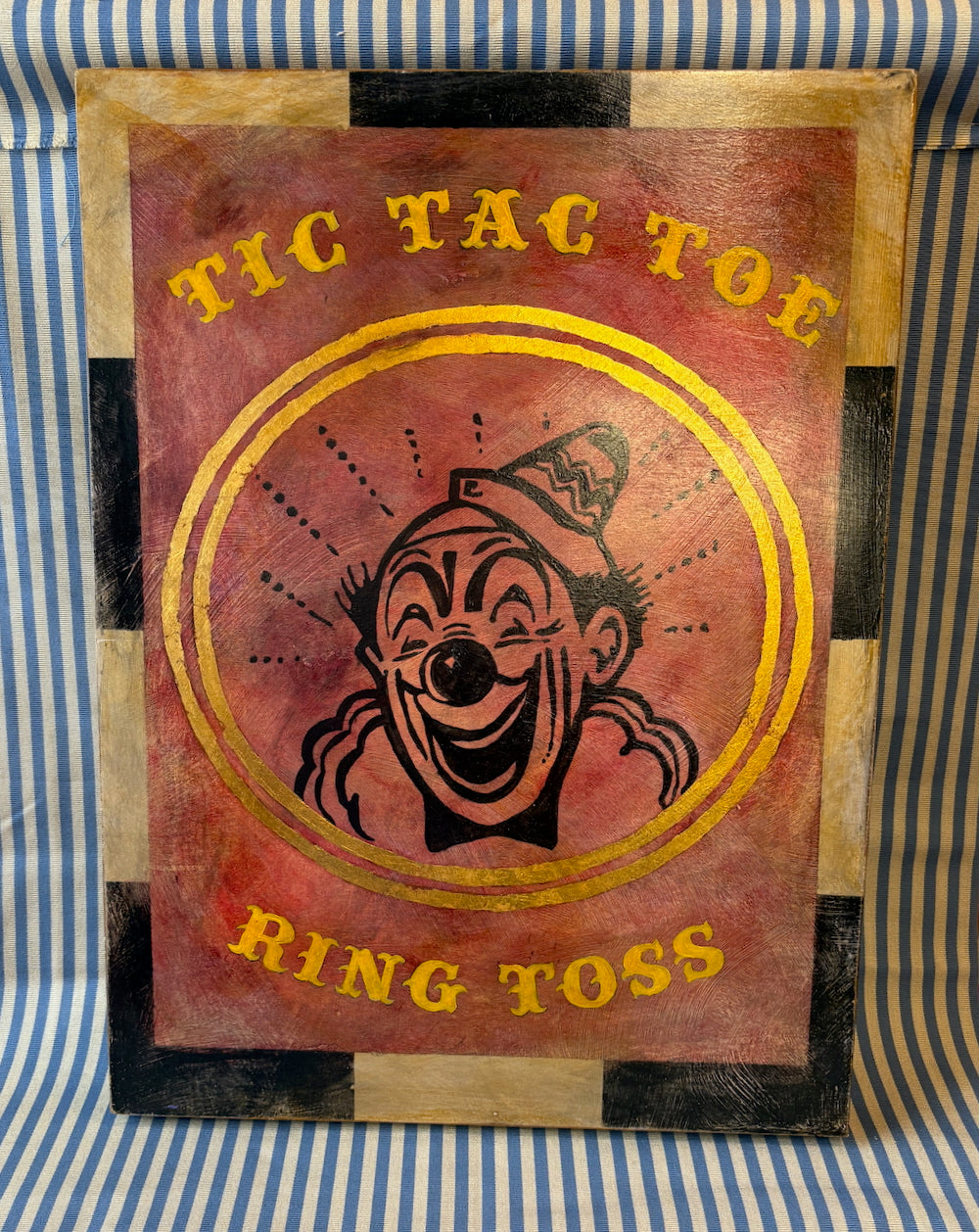 Shorty's Ring Toss Clown Sign