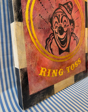 Shorty's Ring Toss Clown Sign