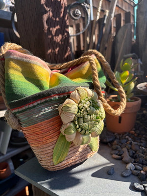 Sofia’s Mexican vintage blanket bag