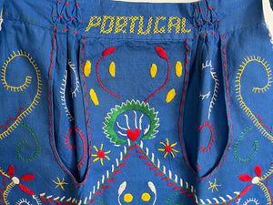 Sassy's hand stitched Portugal apron