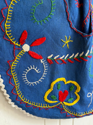 Sassy's hand stitched Portugal apron
