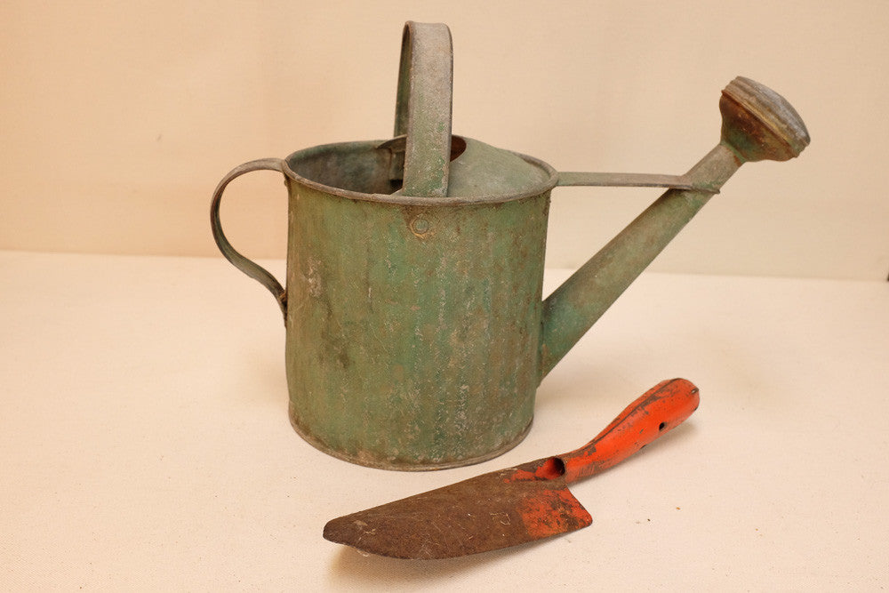 Violet's watering can and shovel