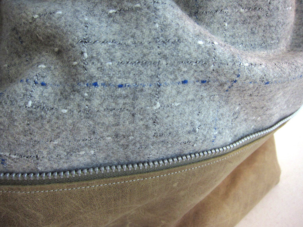 Sanibel's wool coat bag