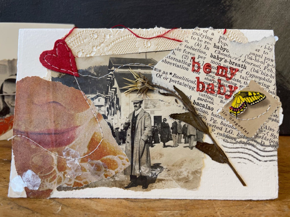Bud's collage card