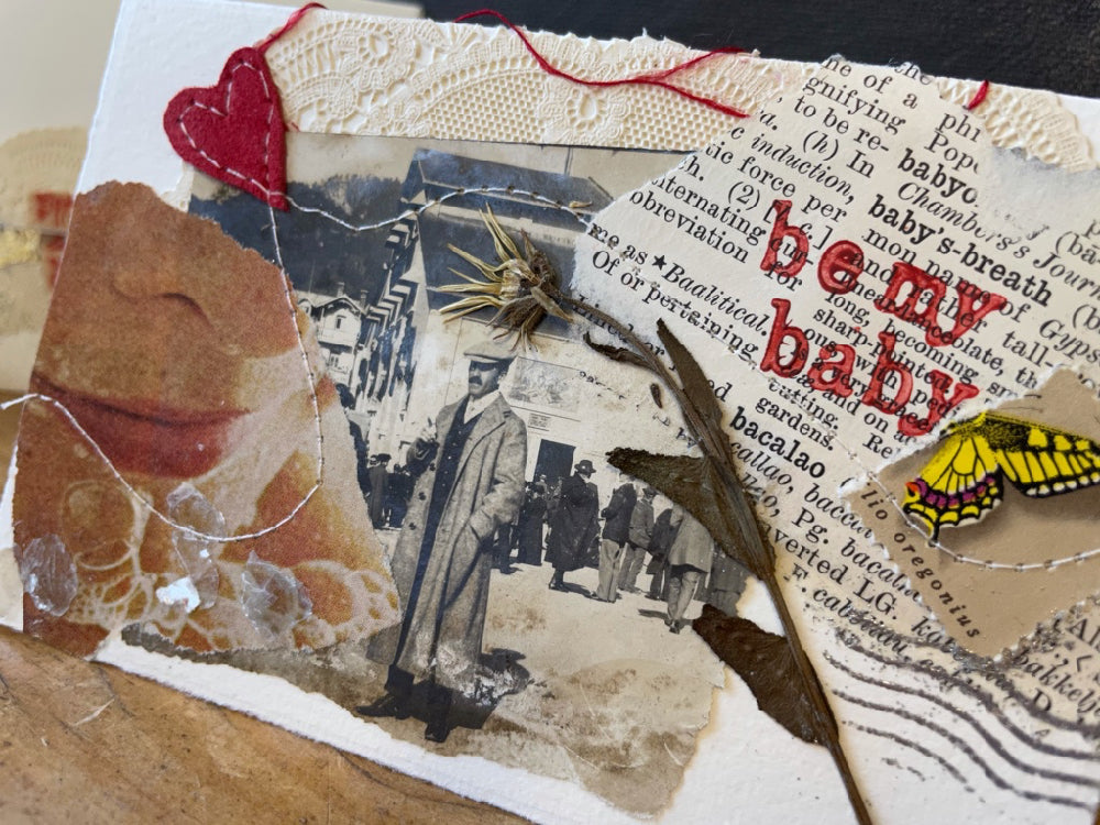 Bud's collage card