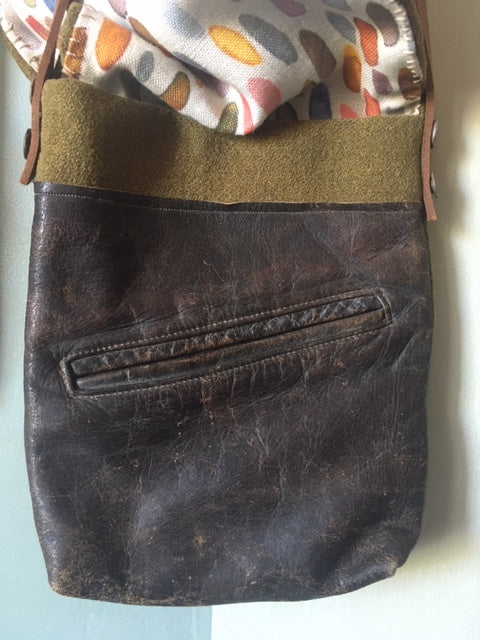 Jen's leather pocket bag