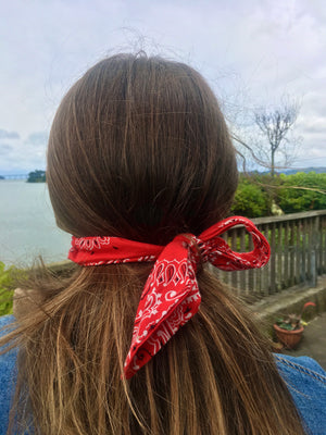 Handmade custom tie-on mask