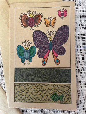  Original 1960s hippie-style greeting cards