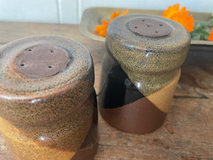 Mid-Century Modern Ceramic Salt and Pepper Shakers