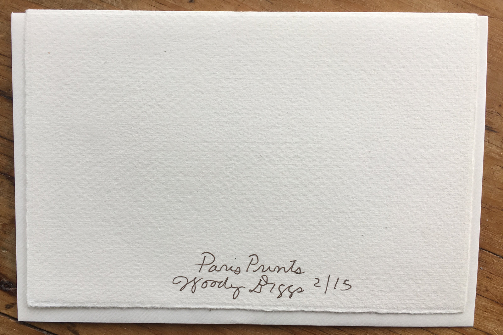 Handmade Collage Art Card with Ink Bottle Design