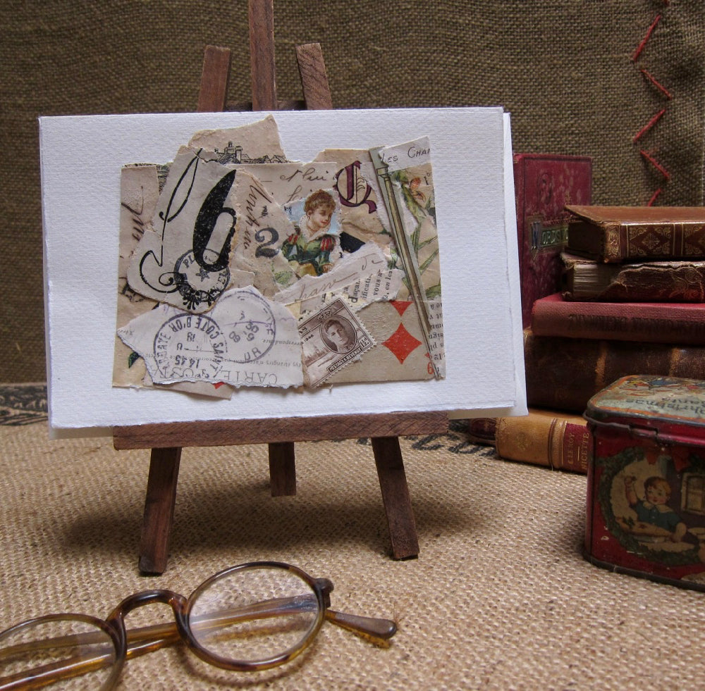 Woody Biggs collage art card