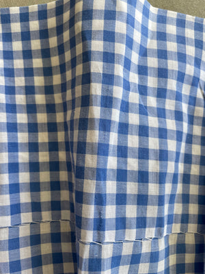 Vintage gingham cross stitch apron