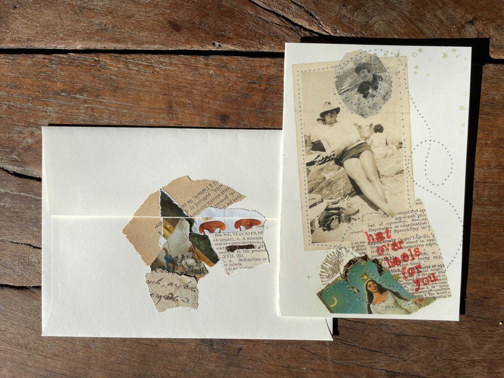 Artistic flirty pack of printed cards with sensual themes and designs