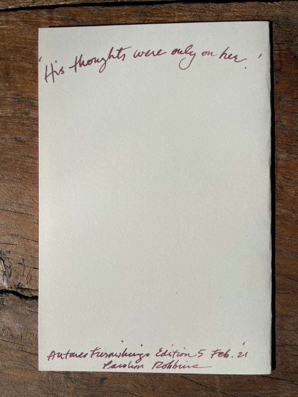 Artistic flirty pack of printed cards with sensual themes and designs