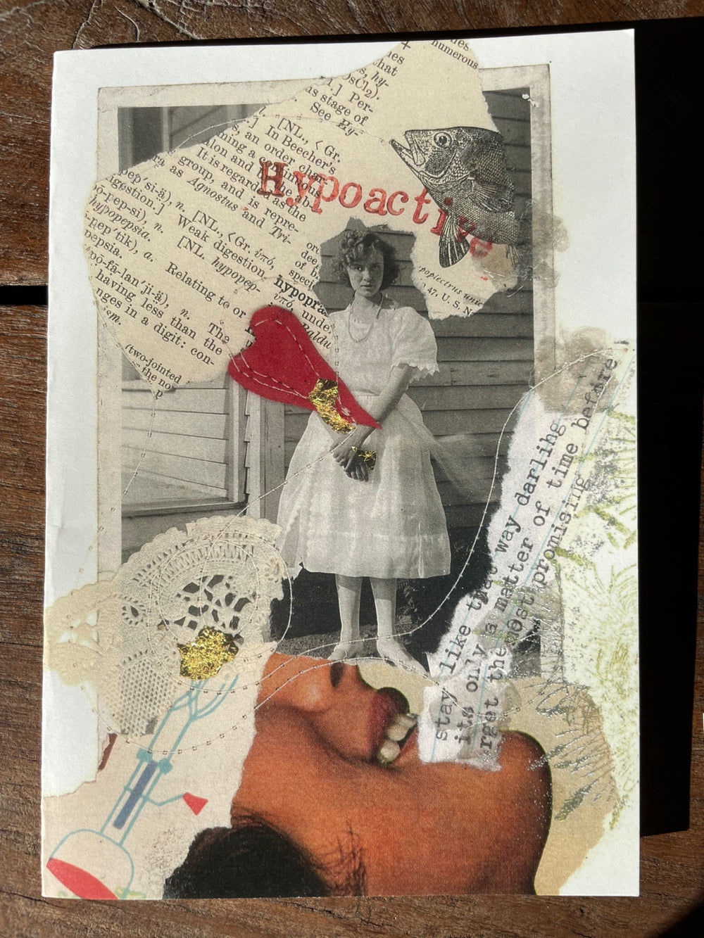 Artistic flirty pack of printed cards with sensual themes and designs