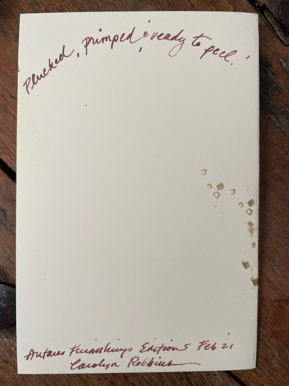 Unique Selfie pack of printed cards with artistic designs and risqué themes