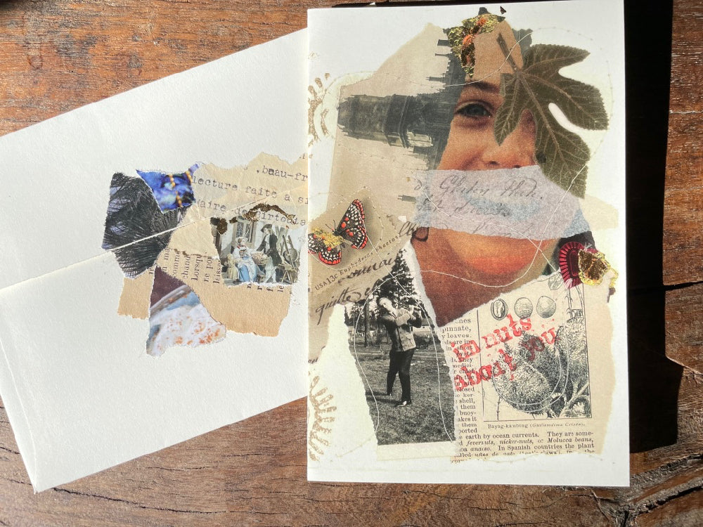 Artistic flirty pack of printed cards with sensual themes and designs