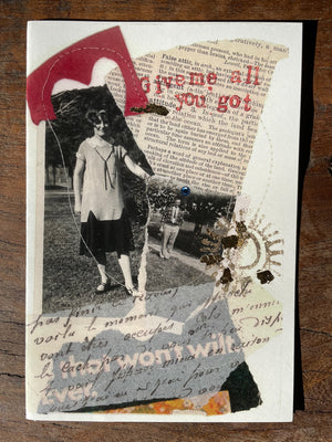 Artistic flirty pack of printed cards with sensual themes and designs