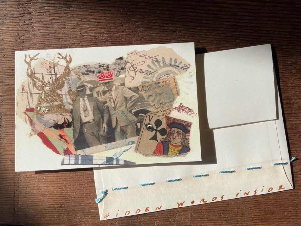 Artistic printed cards with friendship themes and designs