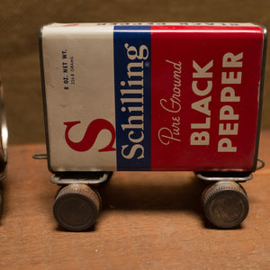  Tin can train sculpture
