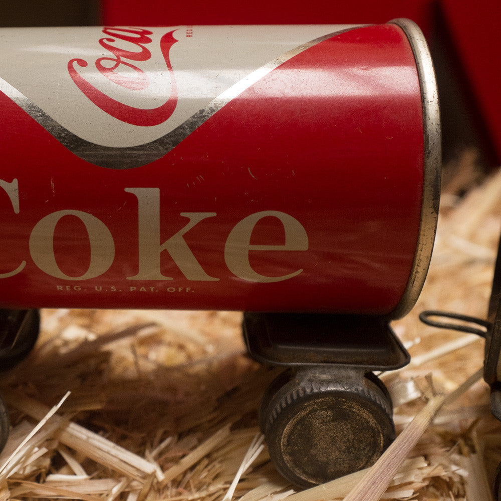  Tin can train sculpture