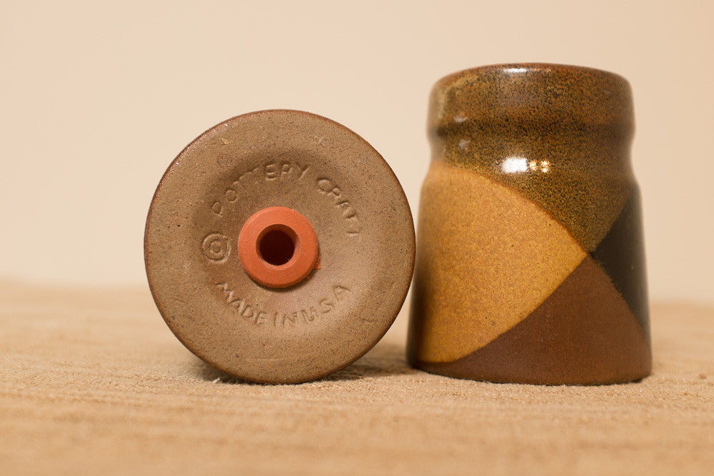 Mid-Century Modern Ceramic Salt and Pepper Shakers