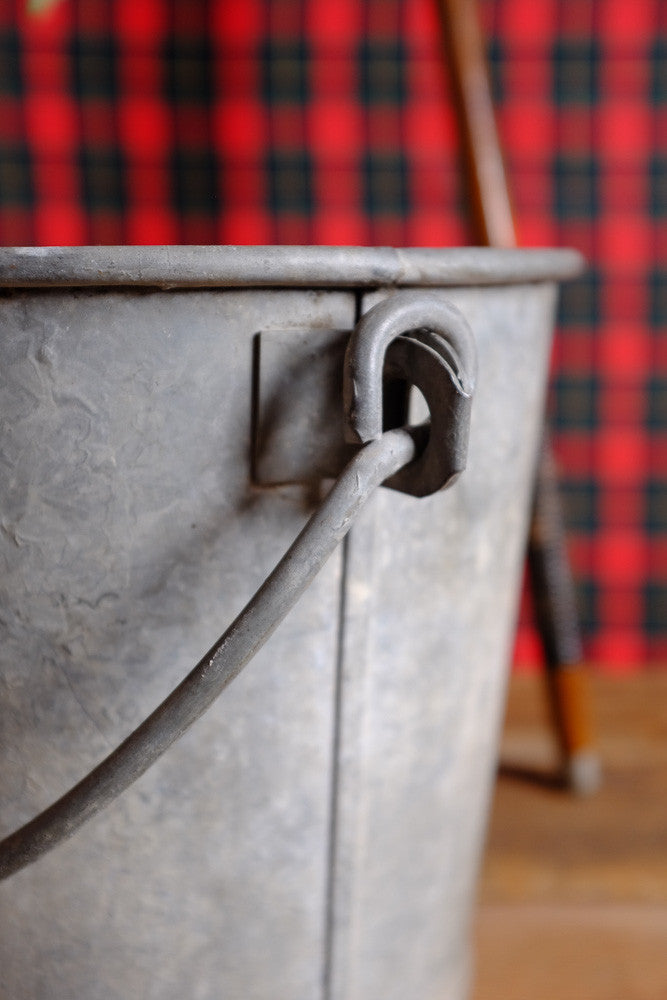 Vintage military fire bucket