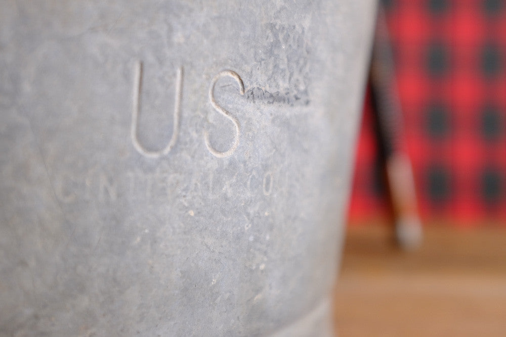 Vintage military fire bucket