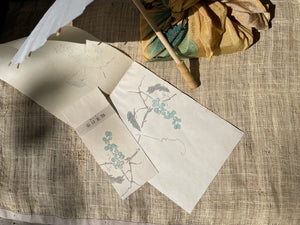 grape design vintage Japanese stationary