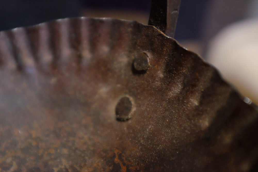 Vintage folk art two-headed horse bowl 