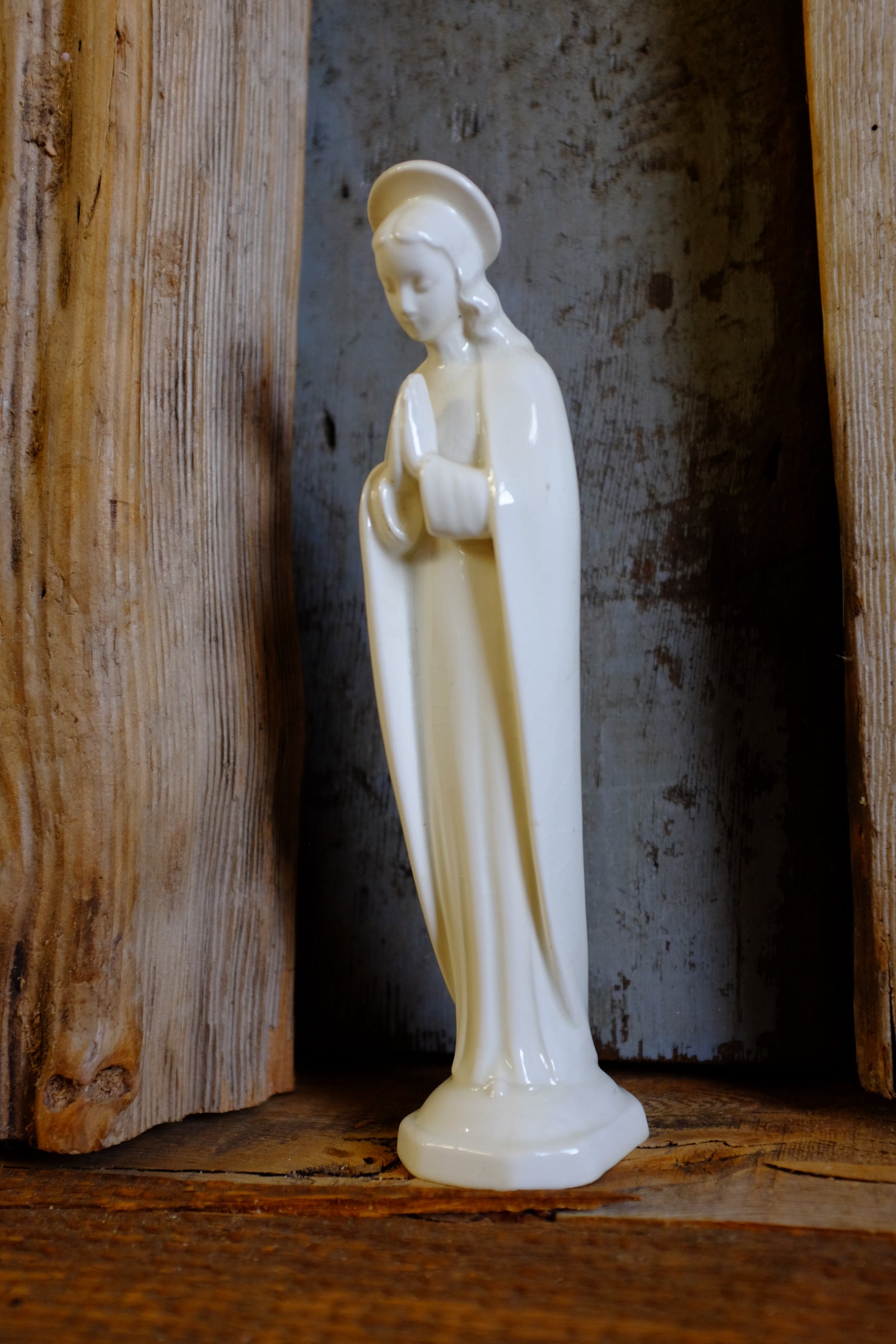 Vintage ceramic Madonna figurine 