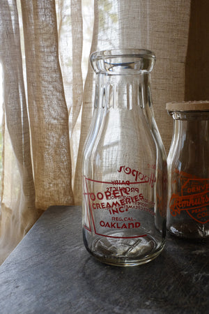 Vintage milk bottle