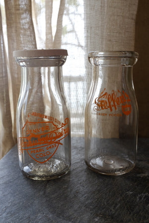Vintage milk bottle